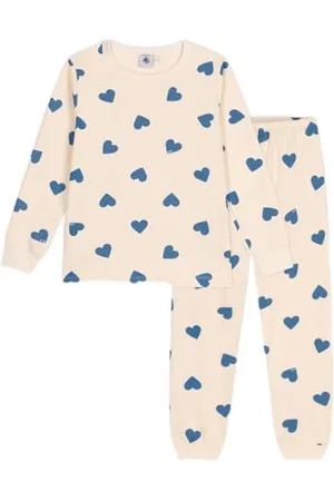 Petit Bateau A0BDA Langarm-Pyjama Mädchen 6 Jahre