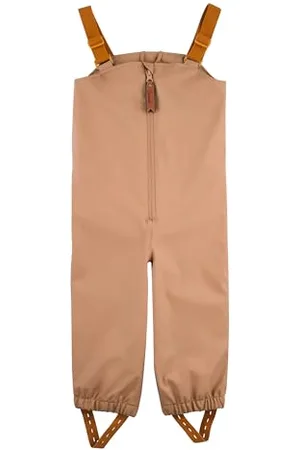 Sterntaler Regenhose ungefüttert uni - Kinder Regenhose wasserdicht - Jungen Matsch- und Buddelhose mit verschweißten Nähten und elastischen Hosenträgern - Regenbekleidung robust - , Größe 80