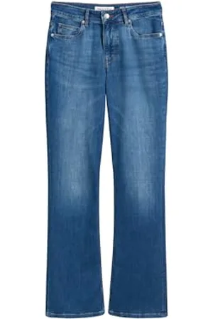 Marc O’ Polo Marc OߴPolo Damen Jeanshose mit Stretch-Anteil Flared Fit, Blau (Cashmere Soft Blue Wash), W29/L34