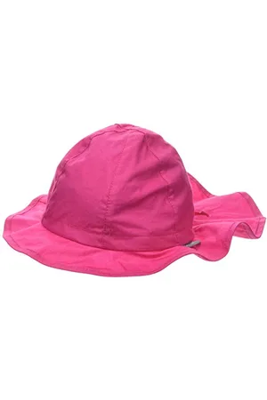 Sterntaler Sonnenhut - Mädchen Sommerhut - UV-Schutz 50+ Mütze mit breiter Krempe und Größenregulierung - Nackenschutz - Bindebänder - Baby Kinder Kopfbedeckung aus Popeline (Bio) - , Größe 45