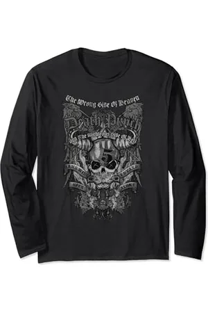 Five Finger Death Punch 5FDP – Wrong Side Lyrics Black And White Langarmshirt