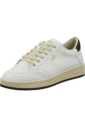 GANT FOOTWEAR Damen PREPLA Sneaker, White/Black, 41 EU
