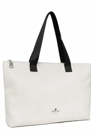 Replay Damen Tasche aus Kunstleder, (Weiß), Onesize