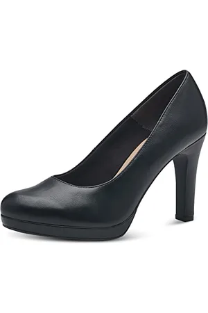 Tamaris Damen Klassische Pumps, Frauen Absatzschuhe,TOUCHit-Fußbett,Brautschuhe,festlich,elegant,edel,bequem,Absatzschuhe,Black MATT,40 EU