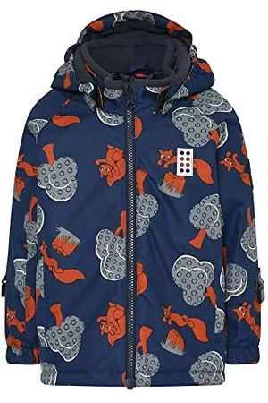 LEGO Wear Wear Unisex Wear Jungen Winterjacke Schneejacke 12.000 Wassersäule Atmungsaktiv Lwjirisan 700 Regenjacke, , 80 EU