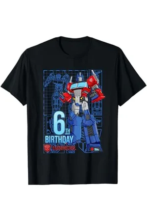 TRANSFORMERS Optimus Prime 6th Birthday T-Shirt
