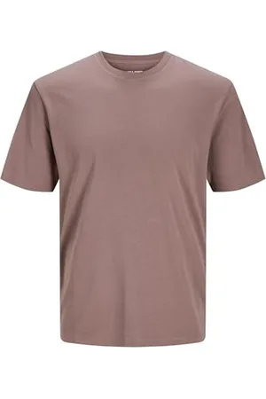 JACK & JONES Male T-Shirt Einfarbig Rundhals T-Shirt