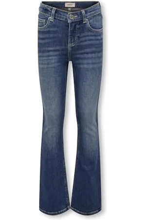 ONLY Mädchen Kogblush Flared DNM Rea1319 Noos Hose, , 158 EU