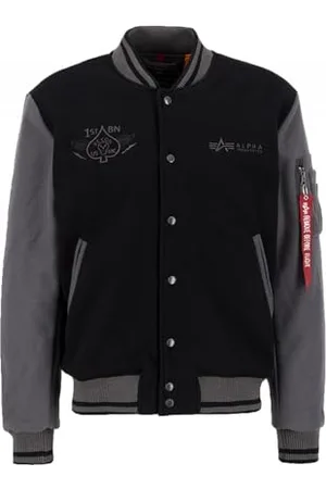 Alpha Industries Varsity Air Force Jacket Collegejacke für Herren Black