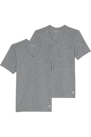 Marc O’ Polo Marc O´Polo Men Essentials 2-Pack V-Neck Shirt, Grey
