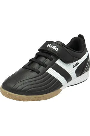 Gola Super Cobra TX QF (Quick Fasten) Fußballschuh, Black/White, 27 EU