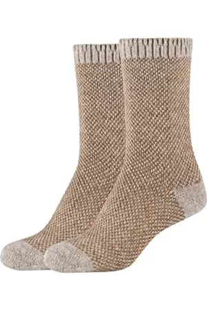 Camano Damen Online Women Cosy Soft Cashmere 2er Pack Socken, , 35/38