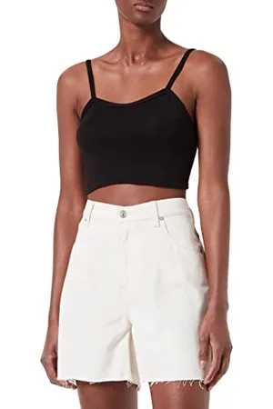 7 for all Mankind Damen Billie Denim Shorts, , 28 EU