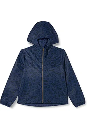 IKKS JUNIOR Jungen Coupe Vent À Capuche Déperlant Motif Bleu Xu41053.46 Windschutz Pack, , 6 Jahre