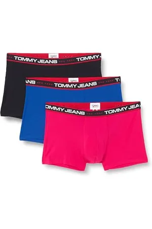 Tommy Hilfiger Herren Boxershorts Trunks Unterwäsche, Mehrfarbig (Black/Mod Blu/Dark Ash), S