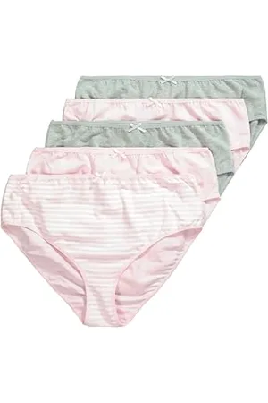 Ulla Popken Damen, große Größen, 5pcs, Midi-Slips, Stipes & Melange