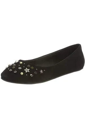Buffalo Damen Milan Ballerinas, Black, 36 EU