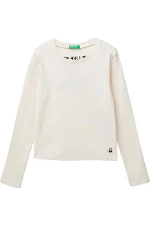 Benetton Mädchen M/L 39QFC10K5 T-Shirt, , 150 cm