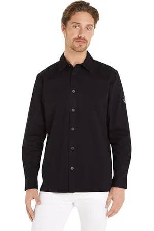 Calvin Klein Jeans Herren Hemd Badge Shirt Freizeithemd, , S
