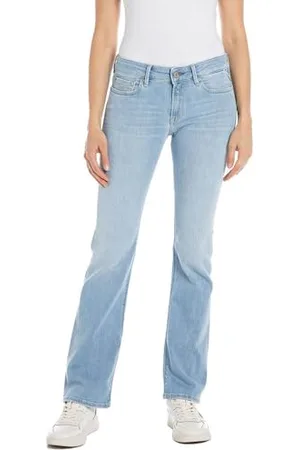 Replay Damen Jeans New Luz Skinny-Fit, (Blau), 25W / 30L
