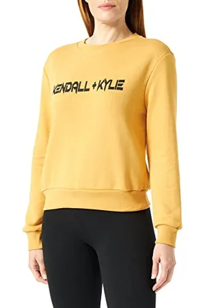 KENDALL + KYLIE KENDALL & KYLIE Damen K&k W Goth Logo Classic College Kkw3711617 Sweatshirt, , L