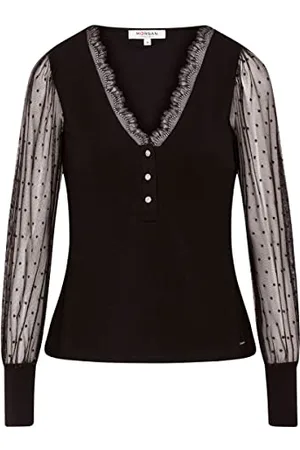 Morgan Damen 222-TEANA t Shirt, Noir, M