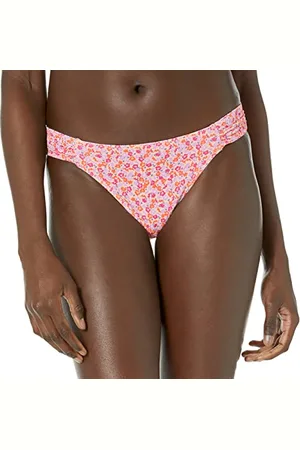 Amazon Damen Bikini-Unterteil mit Einsatz an Der Seite, Bademode, , 42