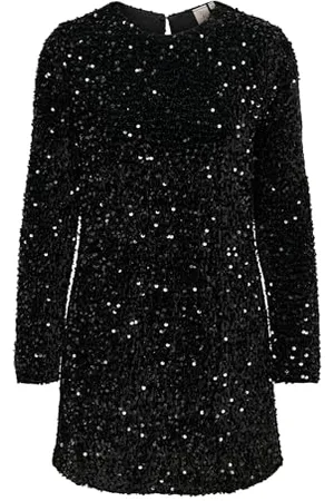 ONLY Damen ONLANIKA Sequin LS Dress WVN ,S