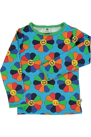 Småfolk T-Shirt LS. Flower