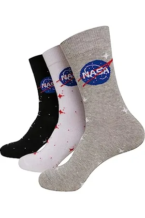 Mister Tee Unisex NASA Insignia Socks 3-Pack 35-38