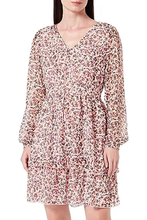 ONLY Damen Onladele Life L/S V-neck Dress Ptm, , XS
