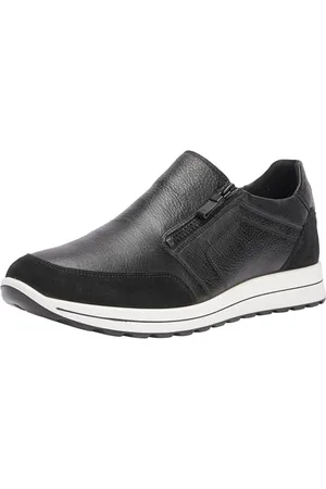 ARA Herren Matteo Sneaker, SCHWARZ,Cognac, 44 EU Weit