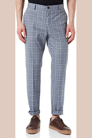SELECTED Herren Slhslim-timelogan Blu Snd Chk Trs B Noos Hose, , 52 EU