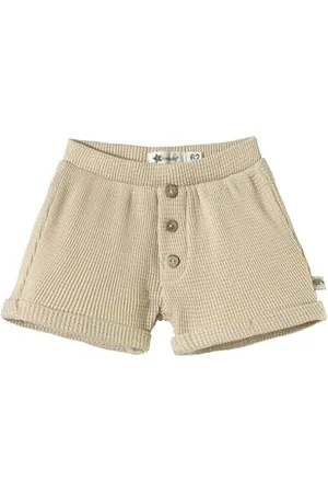 Sterntaler Shorts Waffelpique Hase Happy - Unisex Baby Hose mit Motiv - Einfarbige Hose aus gemütlichem Stoff für den Sommer - , 80
