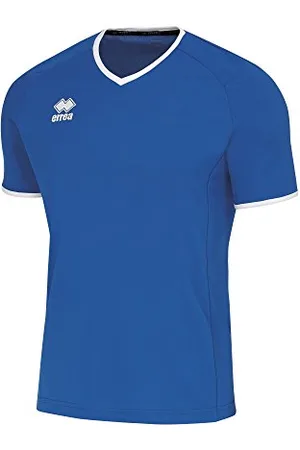 Errea Unisex em1u0c-0150_XL T-Shirt, blau/weiß