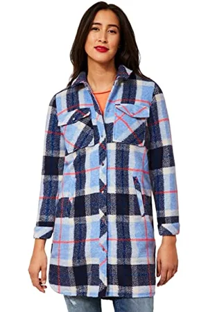 Street one Damen A211618 Karierter Mantel, , 40
