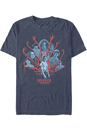Stranger Things Herren Tonal Gorgon Group Shot Short Sleeve T-shirt, , M
