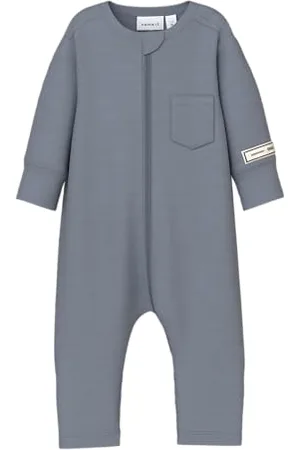 NAME IT Baby-Jungen Nbmwyla Wool/Vis Ls Suit Schlafstrampler, , 74