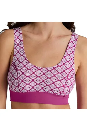 Calida Elastic Trend Bustier Damen, mit breitem Softbund, natürlich atmungsaktive und weiche Single Jersey-Qualität
