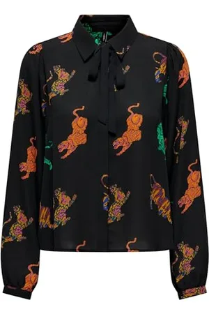 ONLY Damen Onlalma Life Poly L/S Felina Shirt Bluse, , XS