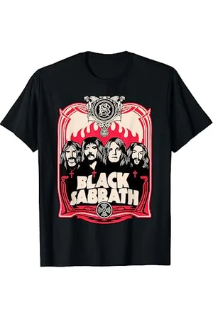 Black Sabbath Group T-Shirt mit Wappen T-Shirt