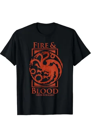 Game of Thrones House of the Dragon Fire And Blood Sigil T-Shirt