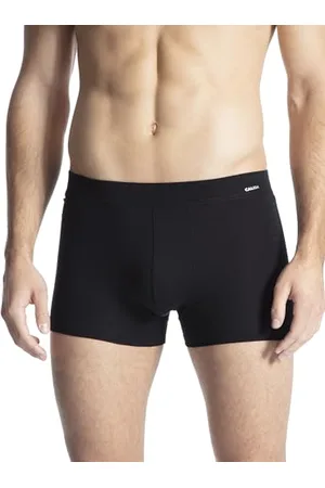 Calida Cotton Code Boxershorts Herren, mit stoffüberzogenem Gummibund