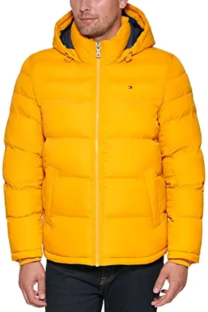 Tommy Hilfiger Herren Down Alternative Hooded Puffer Jacket (Standard and Big & Tall) Daunenalternativer Mantel, , S