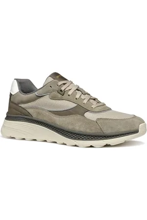 Geox Herren U SPHERICA ACTIF X1 Sneaker, Sand/Sage, 44 EU
