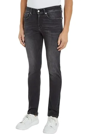 Calvin Klein Jeans Herren Jeans Hose Skinny Fit, Blau (Denim Black), 29W/34L