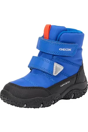 Geox Baby-Jungen B Baltic Boy B ABX B Snow Boot, ROYAL/ORANGE, 22 EU