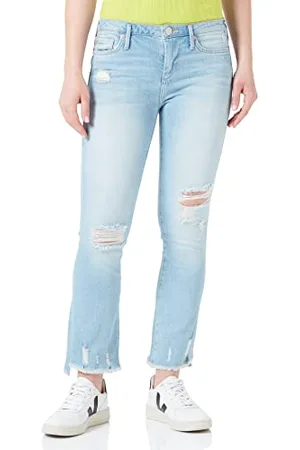 True Religion Damen Halle Kick Jeans, Blue, Regular