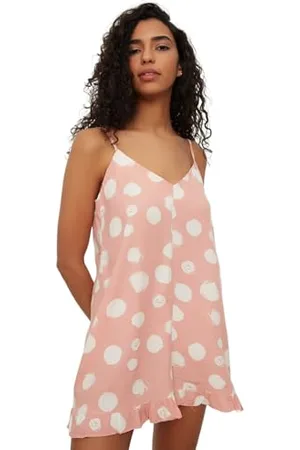 Trendyol Damen Polka Dot Gewebt Overall, , 42 EU