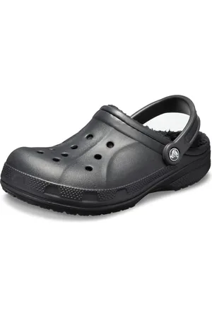 Crocs Unisex Ralen Lined Clog, Black/Black, 3 UK